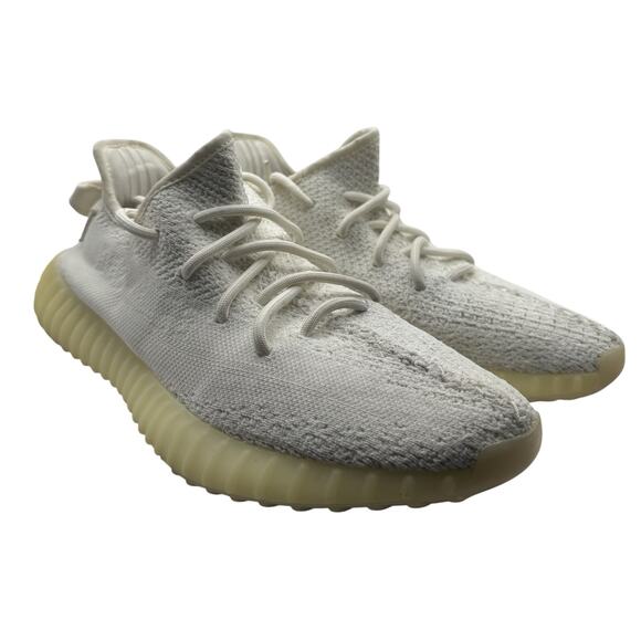 adidas Other - Adidas Yeezy Boost 350 V2 Men’s 7.5 Triple White Cream CP9366 Rare OG Shoes